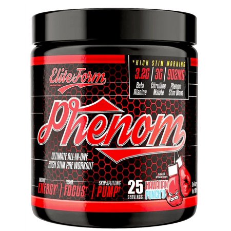 Elite Form: Phenom Preworkout, Hawaiian Punch'D