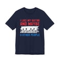 thumbnail image 3 of I like my guitar and maybe 3 other people funny guitar USA Unisex T-shirt, 3 of 7