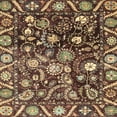 thumbnail image 1 of Ahgly Company Indoor Square Abstract Copper Green Oriental Area Rugs, 5' Square, 1 of 6