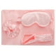 thumbnail image 1 of KAKOWELY 1 juego de antifaz de seda para dormir, diadema elástica para el cabello, para dama de honor, como regalo de propuesta., 1 of 4