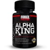 (2 pack) (2 pack) Force Factor Alpha King Total Testosterone Booster with Fenugreek, Tribulus Terrestris, Maca Root, DIM, 15 Ct.