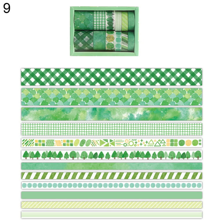 1 Set Hand Account Tape Cartoon Self Adhesive Washi DIY Sticker Paper Tape  for Home Gold Washi 