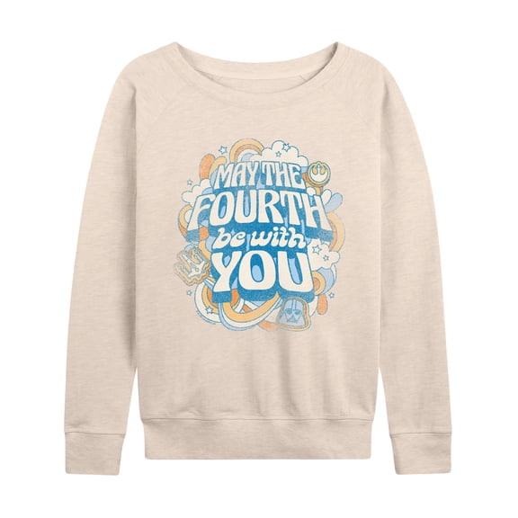 Star Wars - May The Fourth Be With You - Women's French Terry Long Sleeve Pullover