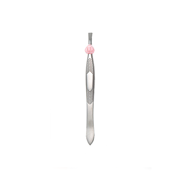 FACEGA Tweezers,Stainless Steel Precision Tweezers for Eyebrows,Flat Tip Hair Removal Tool,Multi-Use Facial and Brow Tweezer