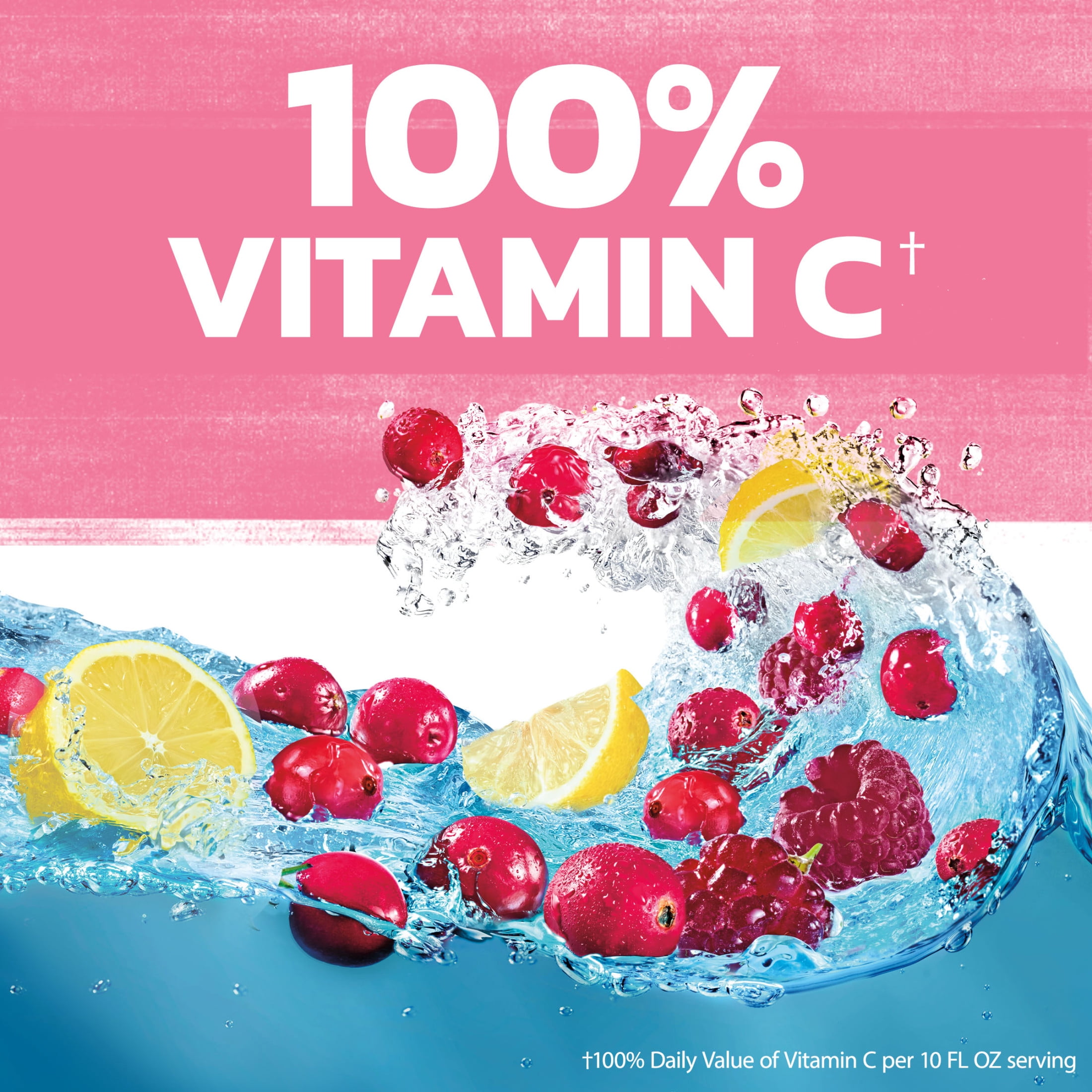(4 pack) Ocean Spray® Cran-Raspberry Lemonade™ Cranberry Raspberry Lemonade Juice Drinks, 10 fl oz Bottles, 6 Count