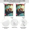 thumbnail image 2 of Spring Kitten Garden Flag 12x18 Inch Double Sided Cute Sleeping Cat Flowers Bee Yard Flag Outdoor Decoration, 2 of 8