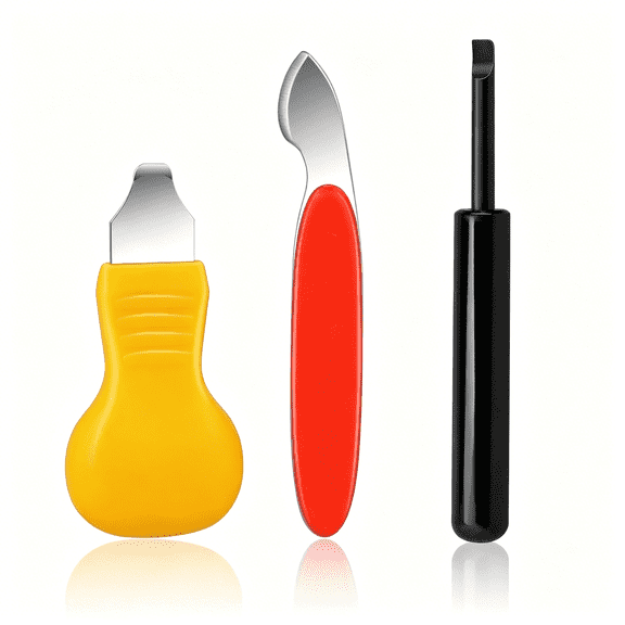 EXLEAF 3 Pcs Watch Back Removal Tool Pry Watch Back Case Opener Watch Battery Replacement Repair Tool Kit Watch Bezel Removal Tool