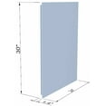thumbnail image 3 of Genova 36” Rectangle Frameless Modern LED Bathroom Vanity Mirror, 3 of 11