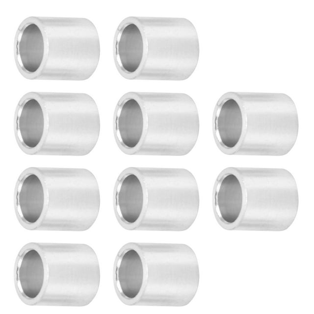 Lot de 10 Entretoises en Alliage d'Aluminium Légères Raccords de Support Structurel Joints Ronds Non Filetés Diamètre Extérieur 8mm