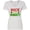 AA-White, variant on Inktastic Nice Until Proven Naughty with Holly and Gingerbread Man Women's V-Neck T-Shirt