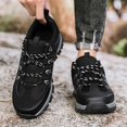 thumbnail image 6 of Men's Sneakers Fashion Low Top Leather Hiking Shoes Outdoor Walking Running Sneakers for Trekking Adventure, 6 of 9