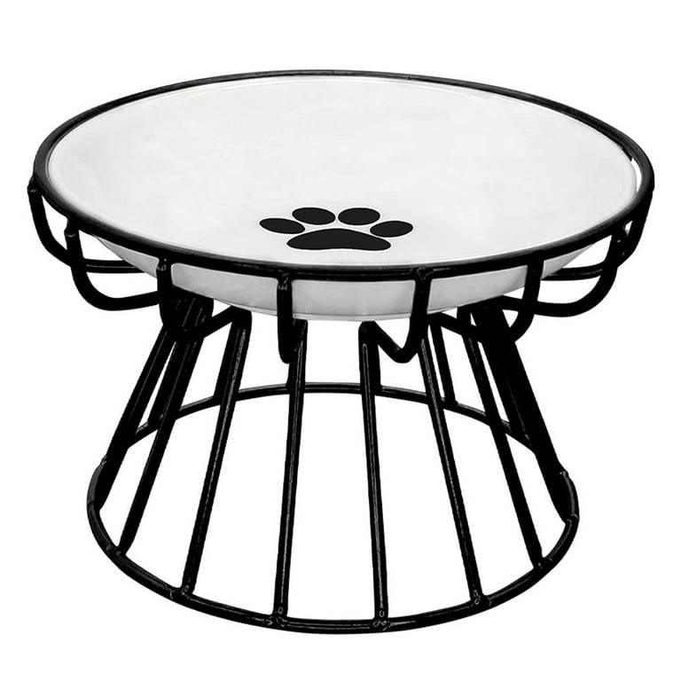 Elevated cat cheap food table