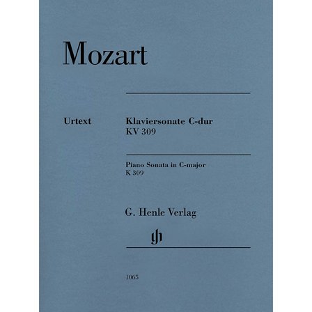 G. Henle Verlag Piano Sonata in C Major, K. 309 (284b) Henle Music Softcover by Mozart Edited by Ernst Herttrich