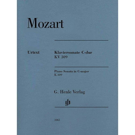 G. Henle Verlag Piano Sonata in C Major, K. 309 (284b) Henle Music Softcover by Mozart Edited by Ernst Herttrich