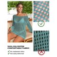 thumbnail image 4 of Vestido de playa de ganchillo con cobertura en traje de baño, color verde menta, 4 of 7