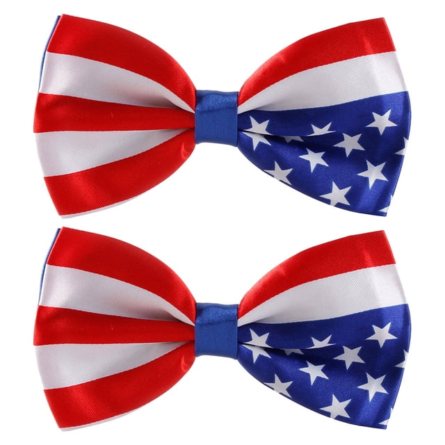 unbranded 2Ud Accesorios Decorativos Bowtie Para Traje Con Patrón Multicolor Resistente Y Fácil De Usar