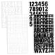 thumbnail image 5 of Houderco Letras Y Números Adhesivos De Vinilo Para Prendas Sencilla Resistente, 5 of 8
