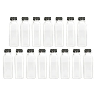 Juice Bottles with Caps for Juicing & Smoothies, Reusable Clear Empty  Plastic Bottles with Caps, 550ml Drink Containers for Mini Fridge, Juicer  Shots, Small Water Bottles Bulk 