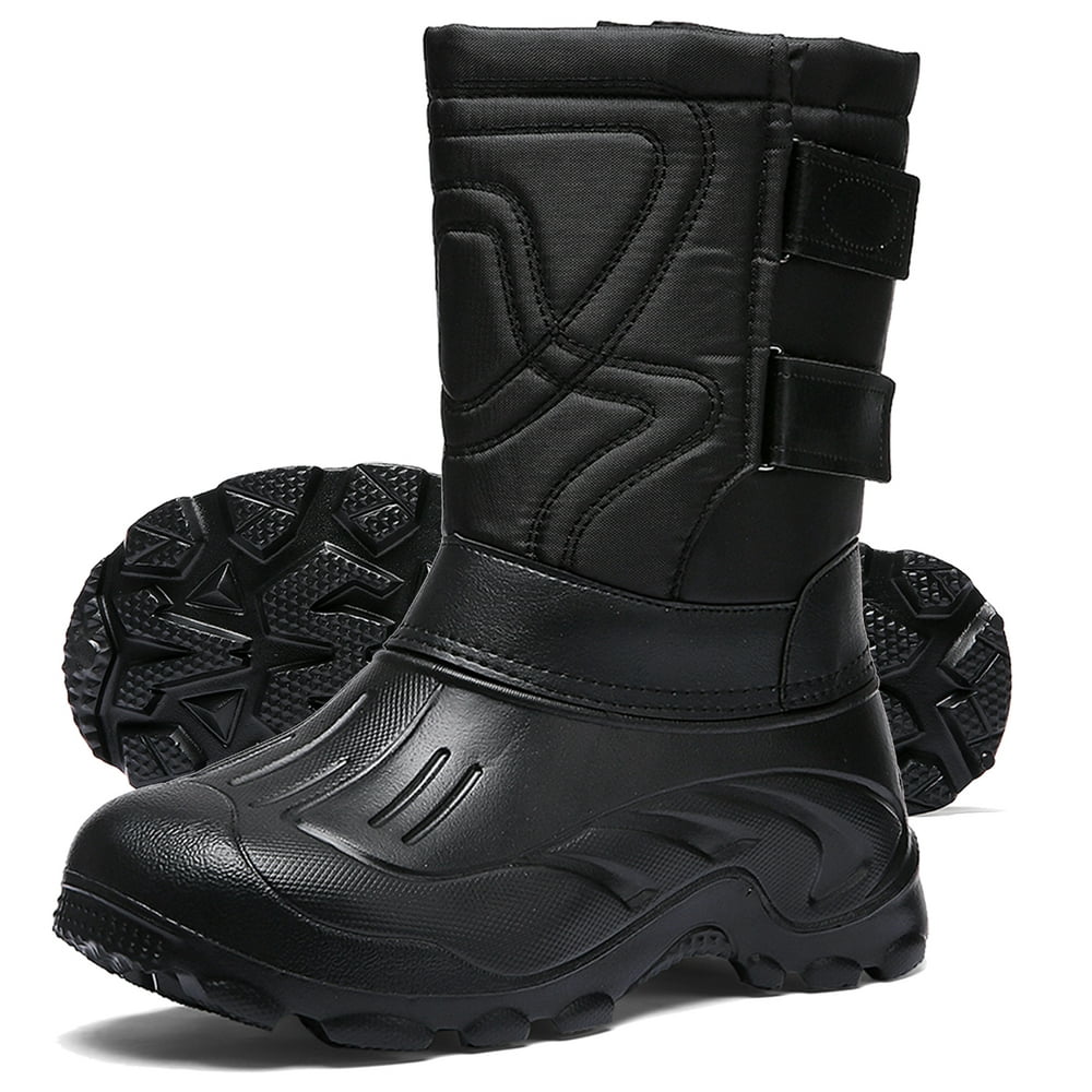 Own Shoe - Winter Snow Boots for Men Mid-Calf Warm Outdoor Snow Shoes ...