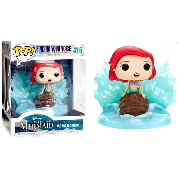 Funko POP Disney Movie Moment The Little Mermaid Finding Your Voice 416 Figure