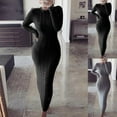 thumbnail image 2 of OUSITAID Nouveau Produit Introduction, Femmes Automne Hiver Manches Longues Torsadées Bodycon Chaud Maxi Pull Robe, 2 of 6
