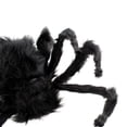thumbnail image 3 of Black Realistic Bendable Plush Spider Toys Scary Home Decorations Party Favor, 90CM Large, 3 of 4
