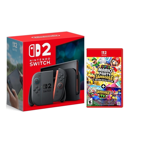 Nintendo Switch 2 256gb Bundle Internacional Juego Fisico de Mario Party Jamboree