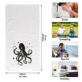 thumbnail image 2 of Ryvnso Octopus Hand Towels for Bathroom Cotton Face Towel Decorative 15.5x29.5 inch, 2 of 7