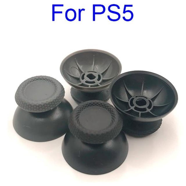 10-100pcs Replacement Joystick Thumb Stick Thumb Grip Caps Mushroom Cap For Dualshock 5 PS5/PS5 slim/PS5 Pro Controller Black 50pcs