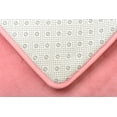 thumbnail image 3 of Clara Clark Bath Mat Bathroom Rug - Absorbent Memory Foam Bath Rugs - Non-Slip, Thick, Cozy Velvet Feel Microfiber Bathrug, Plush Shower, Toilet- Floor Bathmats Carpet - Pink - Large Size 20"x32", 3 of 5