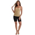 thumbnail image 5 of DARING DIVA Women's Long V-Neck Padded Camisole Seamless Slim Fit Tank 3XL Beige, 5 of 5