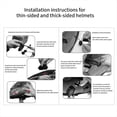 thumbnail image 4 of Auriculares Inalámbricos Bluetooth para Casco de Motocicleta, Manos , Reproductor de Música Estéreo Resistente Al Agua., 4 of 7