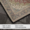 thumbnail image 6 of 5x7 Washable Area Rug Non-Slip Low Profile Vintage Distressed Oriental Rug for Living Room, Bedroom, Dining Room, Office, 6 of 13