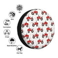 thumbnail image 2 of Kdxio Red Wheeled Tractors for Tire Cover Wheel Protectors Tyre Covers Weatherproof Wheel Covers Universal Fit for Trailer Rv SUV Truck Camper Travel Trailers 17 inch, 2 of 5