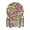 Colorful Bones, variant on Haosy Set of 6 Drink Woven Coaster with Holder Heat Resistant Non-Slip Bar Coasters 4 Inches Different Size Trian