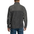 thumbnail image 3 of Men's Columbia Steens Mountain II Half-Snap Pullover Color: Charcoal Heather Shark Size: XL, 3 of 5