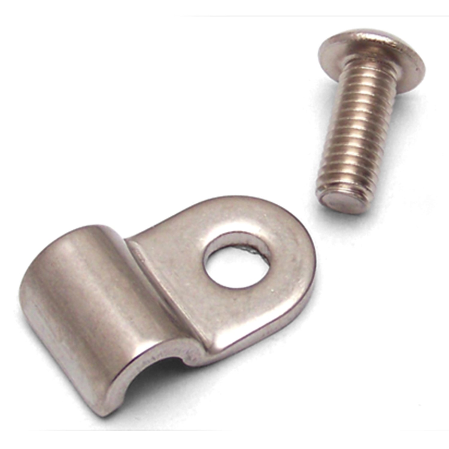 3/16in Stainless Steel Single Line Clamps 12Pk