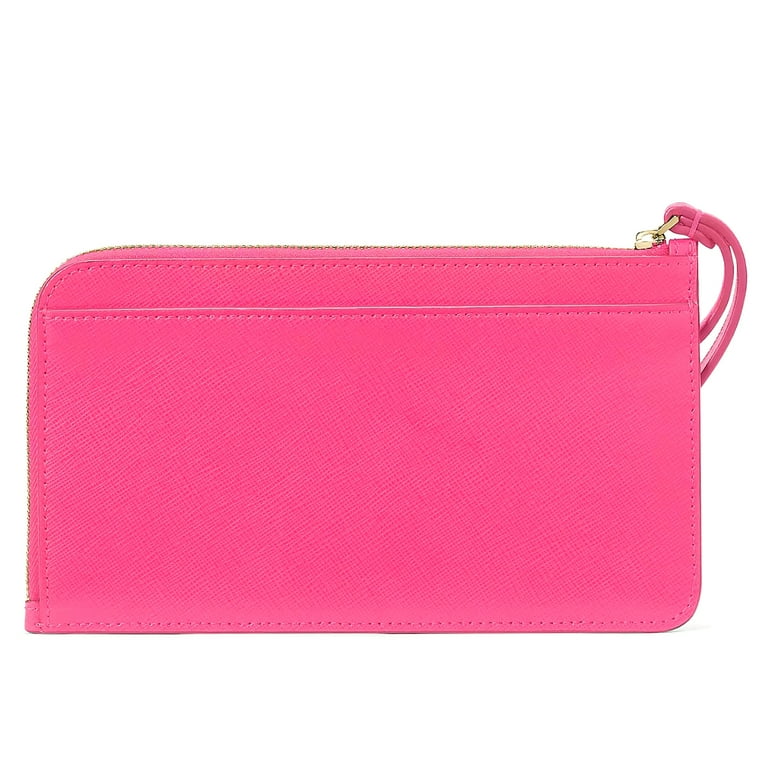 Kate Spade New York Women's Lucy Saffiano Leather Medium L-Zip