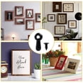 thumbnail image 2 of Picture Frame Turn Button Fasteners Set - 100 Pieces Picture Frame Hardware Backing Clips Photo Frame Hardware Clips with 100 Pieces Screws for Craft, Hanging Pictures, Photos, 2 of 5
