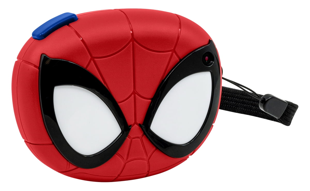 ekids Spiderman Kids Camera with SD Card, Digital Camera for Kids with Video Camera and Built-in Digital Stickers