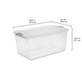 thumbnail image 2 of Sterilite 62L Latch Box - Blue, 2 of 2