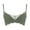 Green, variant on Womens Trendy Solid Lifting Gathered Structure Soft Support Everyday Bras
