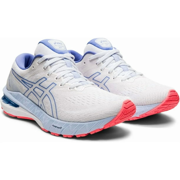 ASICS Women's GT-2000 10 Running Shoes, 6, White/Periwinkle Blue