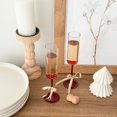 thumbnail image 1 of Linen Chest Champagne Flute with Assorted Stem Tints, 1 of 3