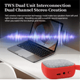 thumbnail image 4 of Bluetooth Speaker for Indoor Outdoor with Carrying Loop Small Sized, 4 of 6