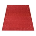 thumbnail image 5 of Rugsotic Carpets Handmade Rugs Hand Knotted Loom Rectangle 5'x8' Red Silk Mix for Indoor Use, 5 of 5