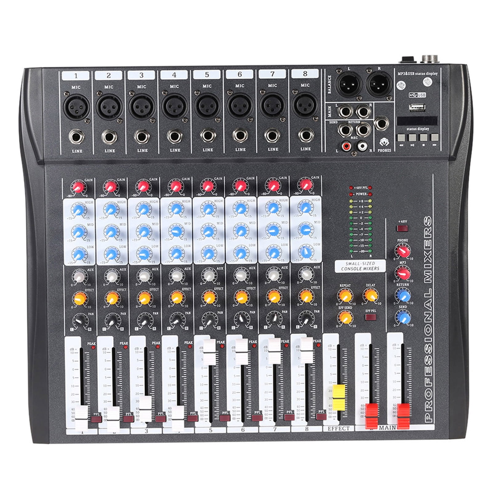 ammoon 8-Channel Digital Audio Mixing Console with Nepal Ubuy - Main Image