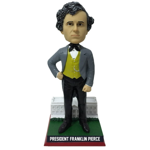 Franklin Pierce White House Base President Bobblehead Numbered to 1,852