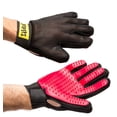 thumbnail image 5 of Pet Grooming Gloves (Red) - Perfect Design for Grooming, Deshedding, Bathing & Massaging Your Dogs & Cats with Long/Short/Curly Fur – 1 Pair (Right & Left), 5 of 8