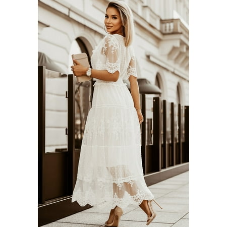 

GCKG Women s Luminous Dawn Lace Gown (US 4-6)S